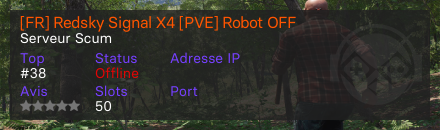 [FR] Redsky Signal X4 [PVE] Robot OFF 