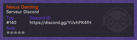 Nexus Gaming - Serveur Discord