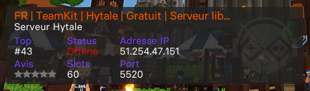 FR | TeamKit | Hytale | Gratuit | Serveur libre (à adopter) | teamkit.fr