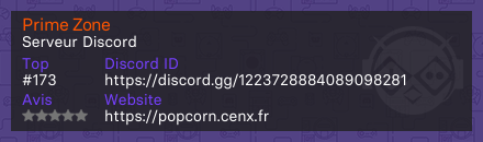 Prime Zone  - Serveur Discord