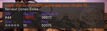 kamp d'amis-fr/lvl600/eewa-eaa-wov-thralls 100