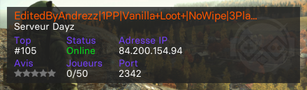 NamalskHardcord|1PP|PVP|NoWipe|NoRule