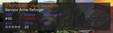 [FR/PVE/RP]  Viper Squadron - Serveur Arma Reforger