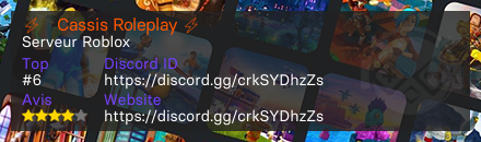 ⚡​Cassis Roleplay ⚡​
