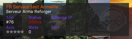FR Serveur test Armalife 