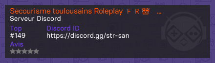 Secourisme toulousains Roleplay 🇫🇷👑🎗️