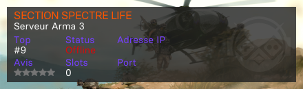 SECTION SPECTRE LIFE