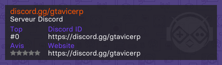 discord.gg/gtavicerp - Serveur Discord
