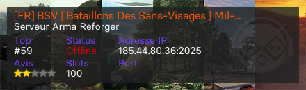 [FR] BSV | Bataillons Des Sans-Visages | Mil-Sim RP |