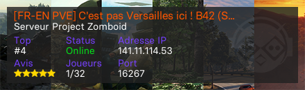 [FR-EN PVE] C'est pas Versailles ici ! B42 (Semi-RP) | Wipe: 06/05