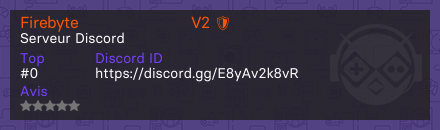 Firebyte 𝙷𝚘𝚜𝚝𝚒𝚗𝚐 V2 🛡 - Serveur Discord