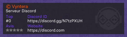 © Vyntera - Serveur Discord