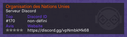 Organisation des Nations Unies