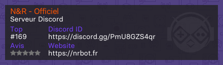 N&R - Officiel - Serveur Discord