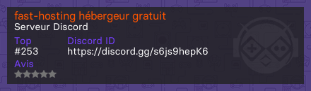 fast-hosting hébergeur gratuit