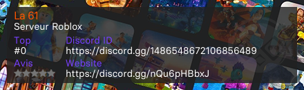La 61 - Serveur Roblox