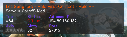 Les Sangliers - Halo First Contact - Halo RP