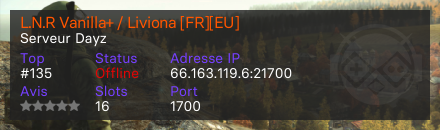L.N.R Vanilla+ / Liviona [FR][EU]