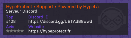 HypeProtect • Support • Powered by HypeLabs