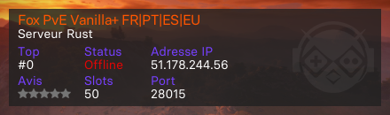 Fox PvE Vanilla+ FR|PT|ES|EU