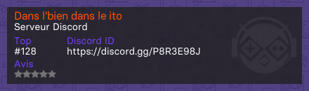 Dans l'bien dans le ito - Serveur Discord