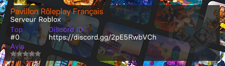 Pavillon Rôleplay Français