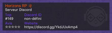 Horizons RP 🌴
