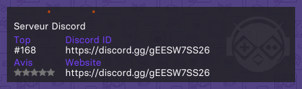 ୧ ‧₊˚ ᶻ 𝗓 𐰁 ˚ ₊ ‧𐙚 - Serveur Discord