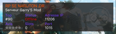 RP SE NARUTON .DR - Serveur Garry's mod