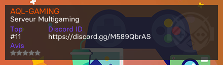 AQL‑GAMING - Serveur Multigaming