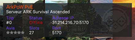 ArkPoW PvE