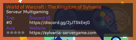 World of Warcraft : The Kingdom of Sylvania