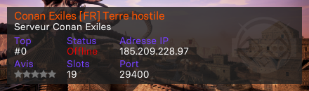 Conan Exiles [FR] Terre hostile 