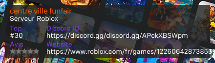 centre ville funfair  - Serveur Roblox