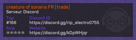 creature of sonaria FR [trade]