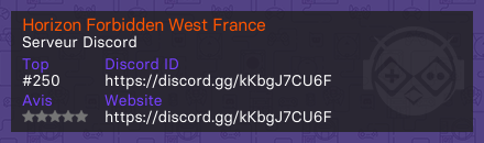 Horizon Forbidden West France