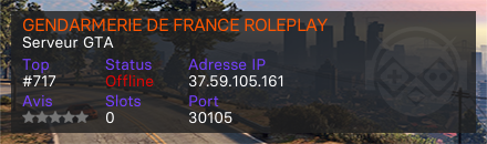 GENDARMERIE DE FRANCE ROLEPLAY