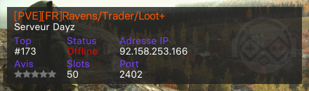 [PVE][FR]Ravens/Trader/Loot+