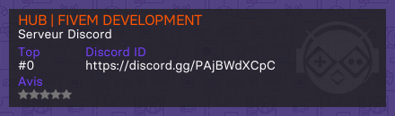 HUB | FIVEM DEVELOPMENT