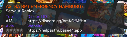 ASTRA RP ( EMERGENCY HAMBURG)