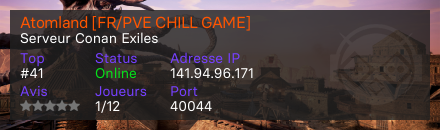 Atomland [FR/PVE CHILL GAME]