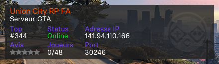 Union City RP FA