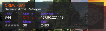CREW FSAF - Serveur Arma Reforger