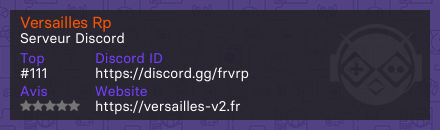 Versailles Rp - Serveur Discord