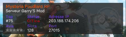 Mysteria Poudlard RP