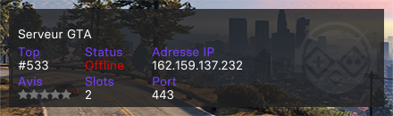 𝐖𝐞𝐬𝐭 𝐂𝐨𝐚𝐬𝐭 - Serveur GTA