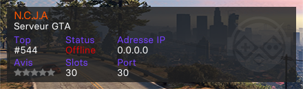 N.C.J.A - Serveur GTA