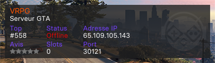 🌆 VRPG - Du fun, de l'action, du chaos à Los Santos 🌆