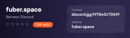 fuber.space - Serveur Discord