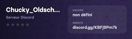Chucky_Oldschool - Serveur Discord